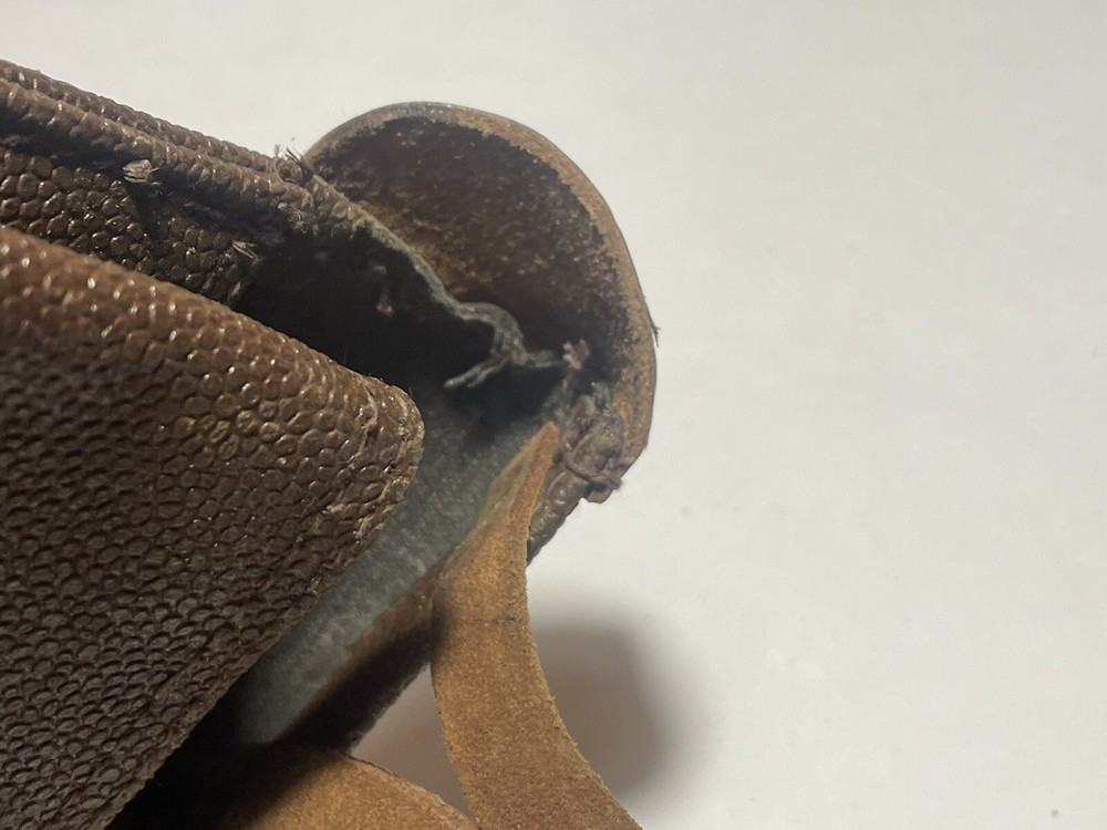 WWII Leather Ammo Pouch Original Double Pouches