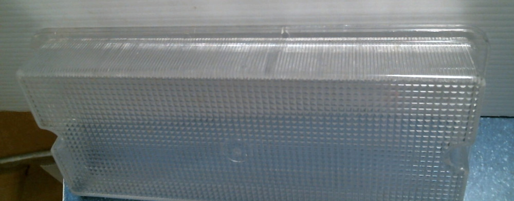 Wall Light Cover, Clear, 9-1/2" X 4-1/4" ,, FS