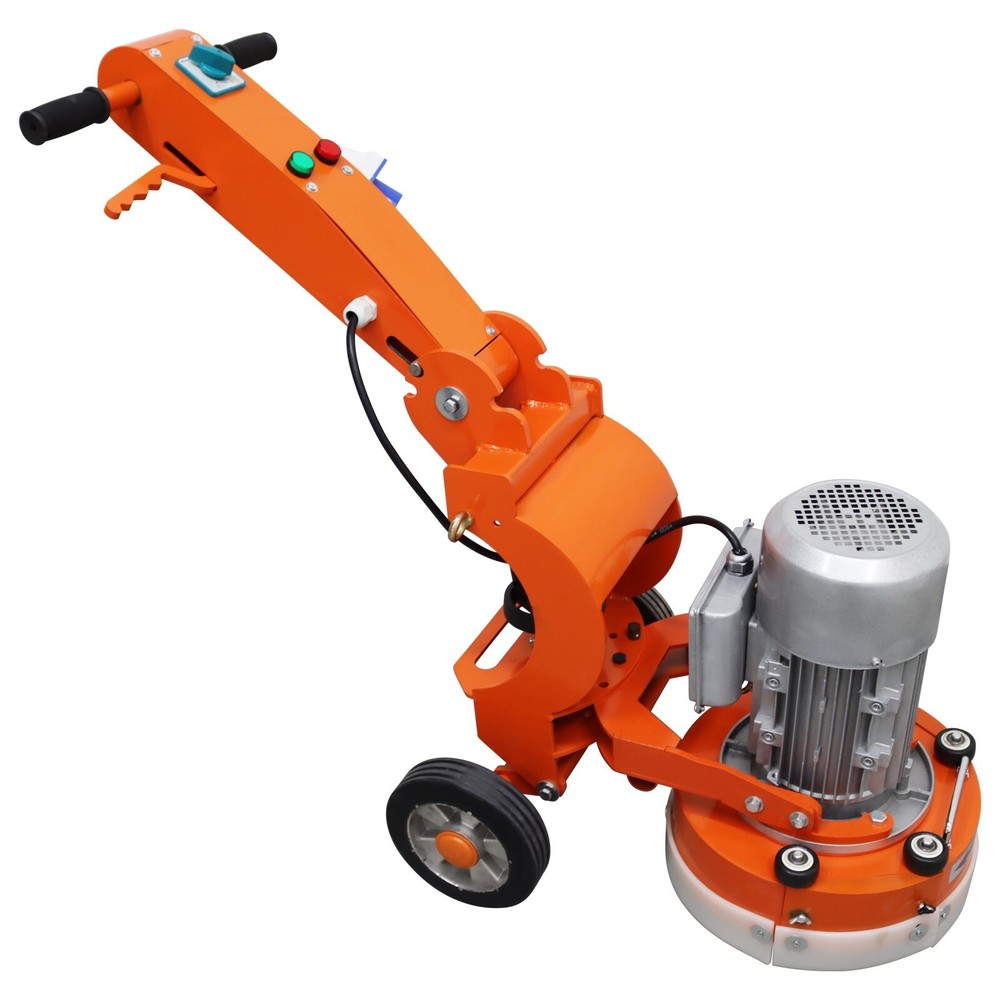 220V Floor Grinder&Trimmer Machine W/Foldable&Adjustable Arm for 12.99" Width