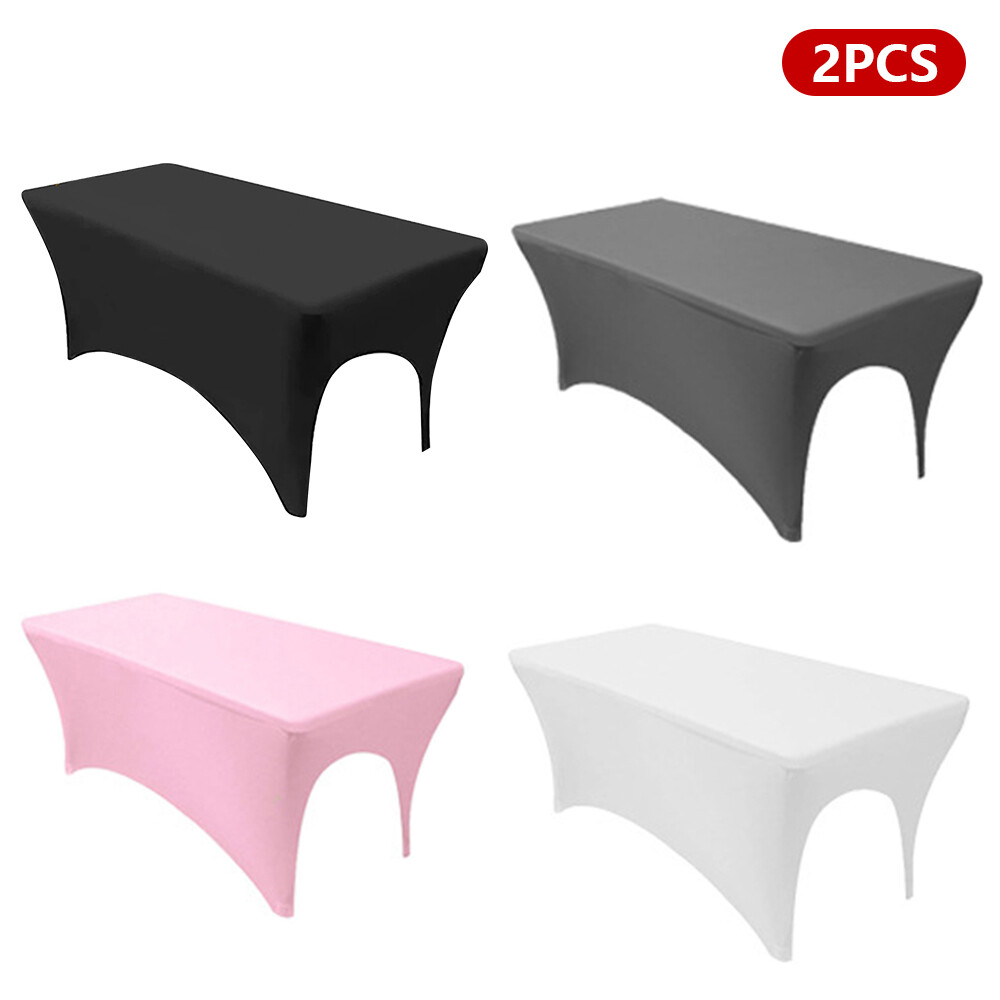 2Pack Lash Elastic Spandex Bed Cover Versatile Tablecloth Reusable Washable 6ft