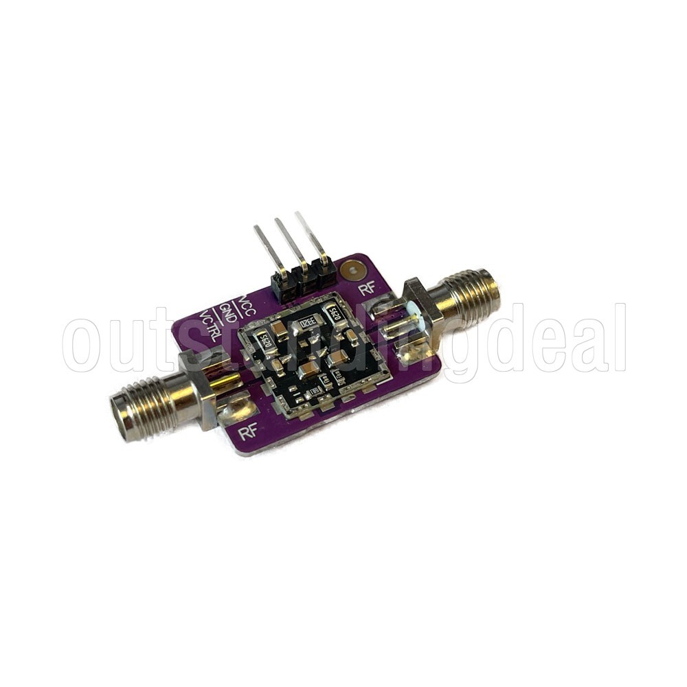 10MHz-4GHz Voltage Controlled Attenuator Module High Flatness VCA with Baseboard