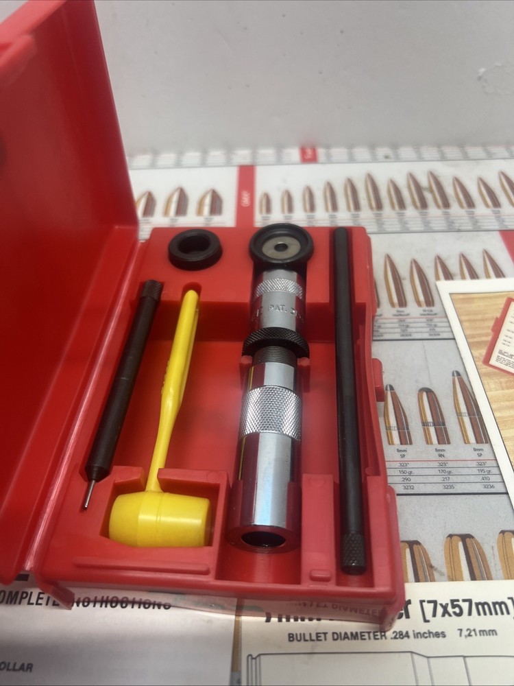 VTG LEE LOADER COMPLETE RELOADING TOOL 7X57 MAUSER & GUIDES REAL NICE