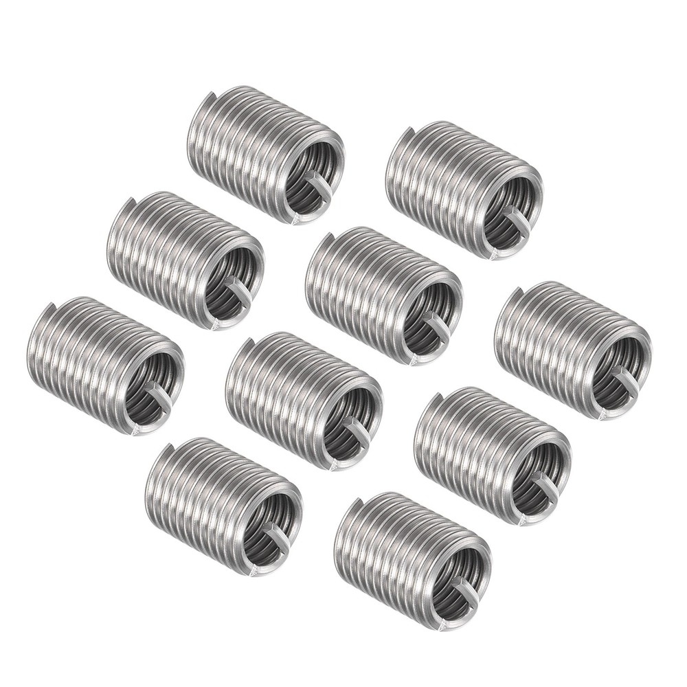 10pcs 1/2-13 UNC 2.0D Wire Thread Repair Insert Helical Type Coiled