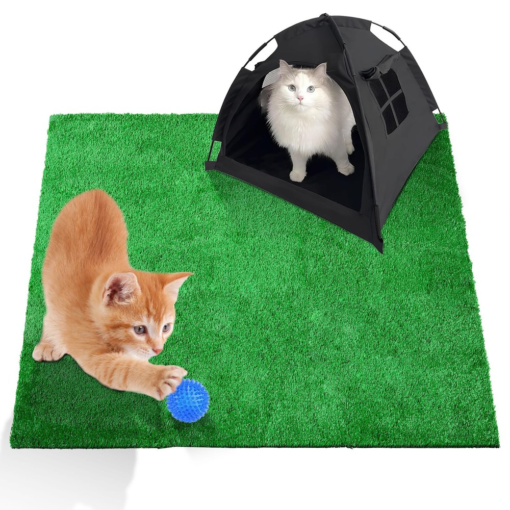 Artificial Grass, Large Artificial Turf, Synthetic Grass Mat Training Pad for...