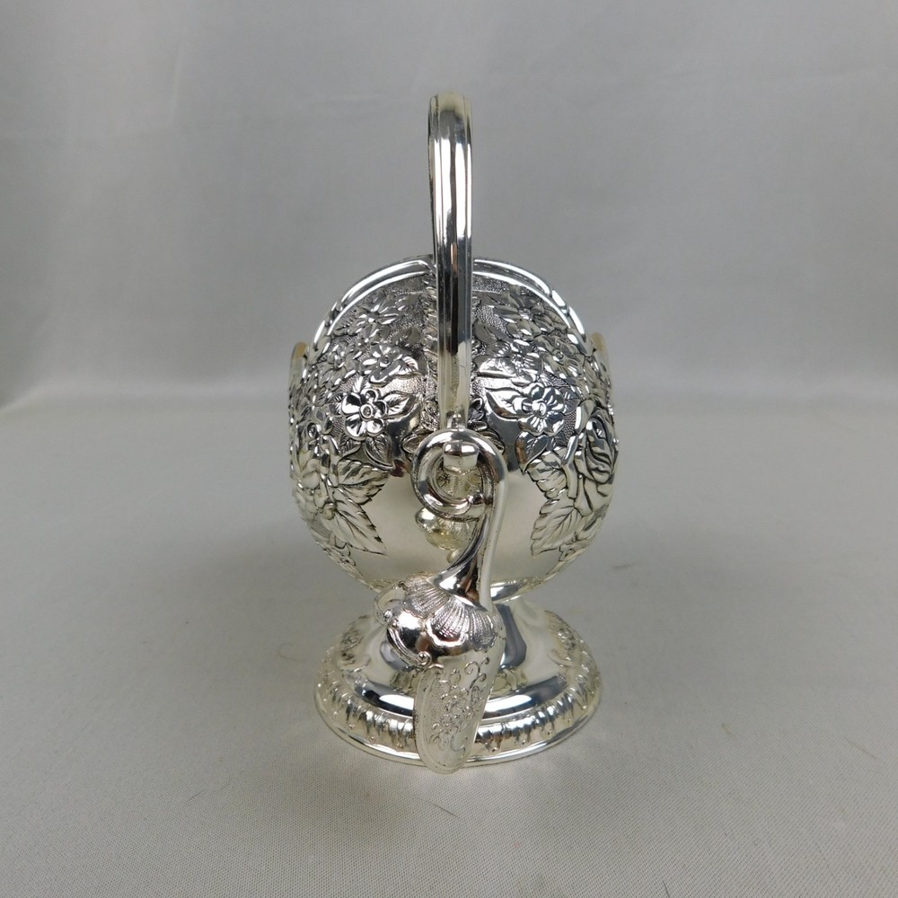 Vintage FB Rogers Silver Co Silverplate Scuttle & Scoop Set #A304