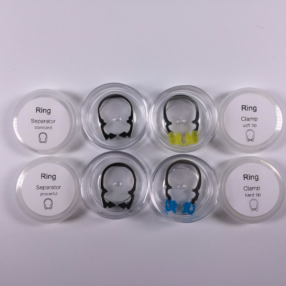 4x Dental Sectional Matrix System Installation Matrices Ring Hard/Soft Standard