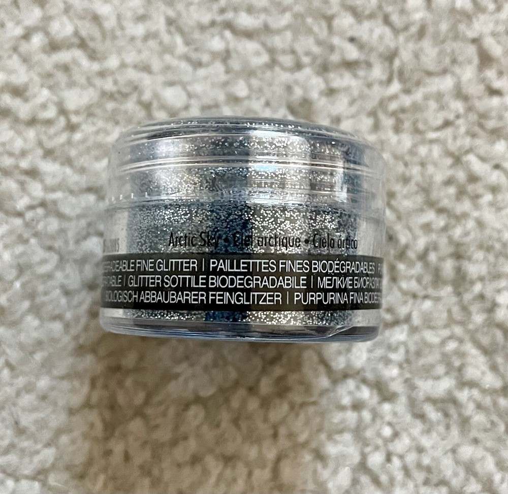 Sizzix Making Essential - Biodegradable Fine Glitter In Arctic Sky NEW