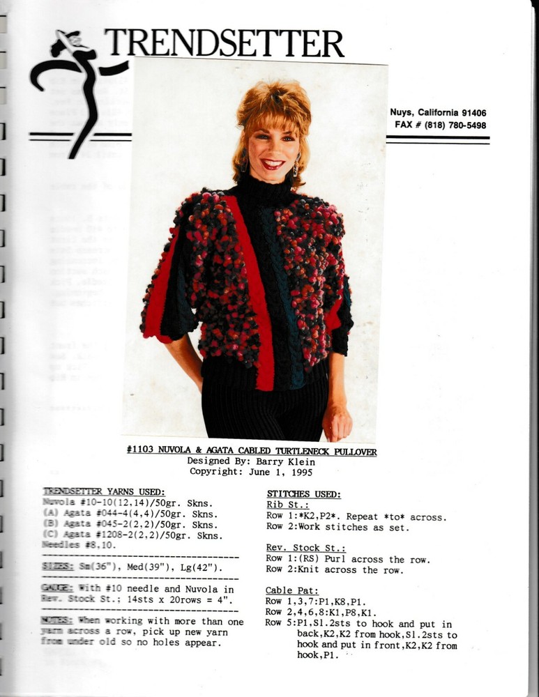 Knit Pullovers and Cardigan Sweaters | Trendsetter Yarns #11