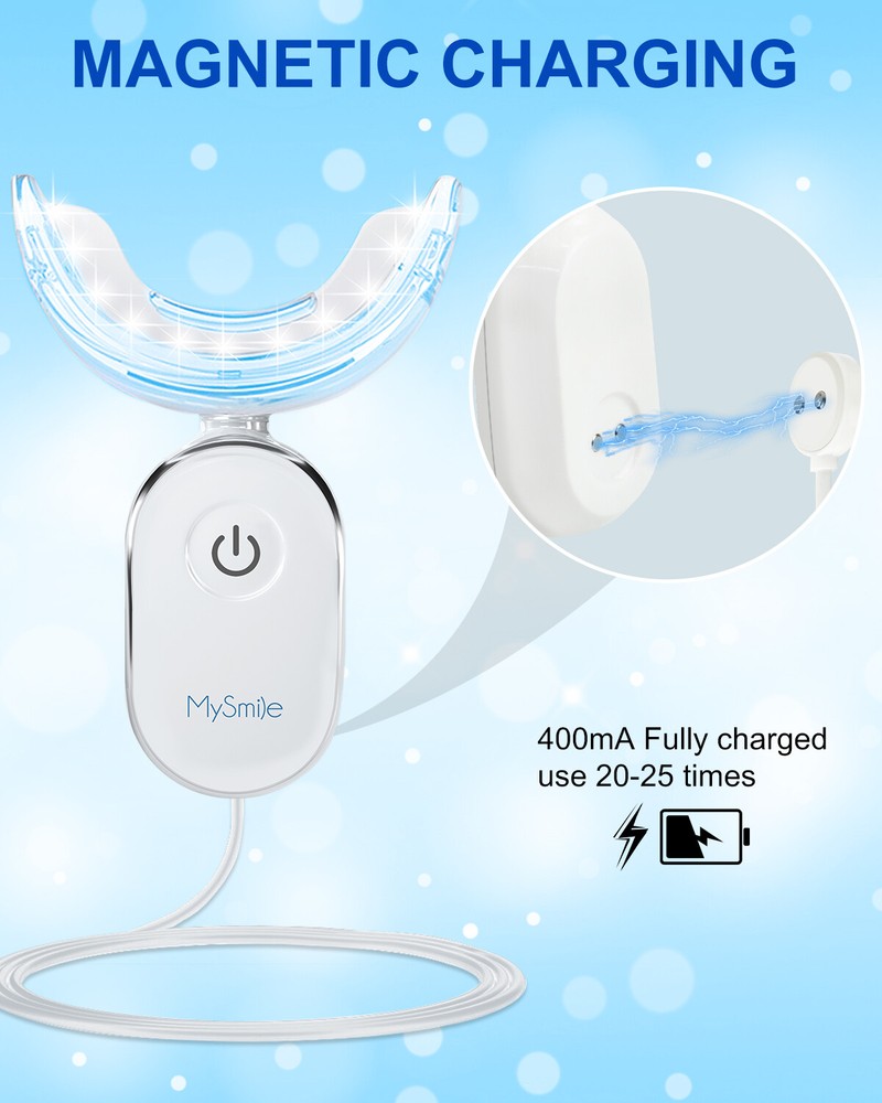 MySmile 28-LED Teeth Whitening Accelerator Light, Rechargeable