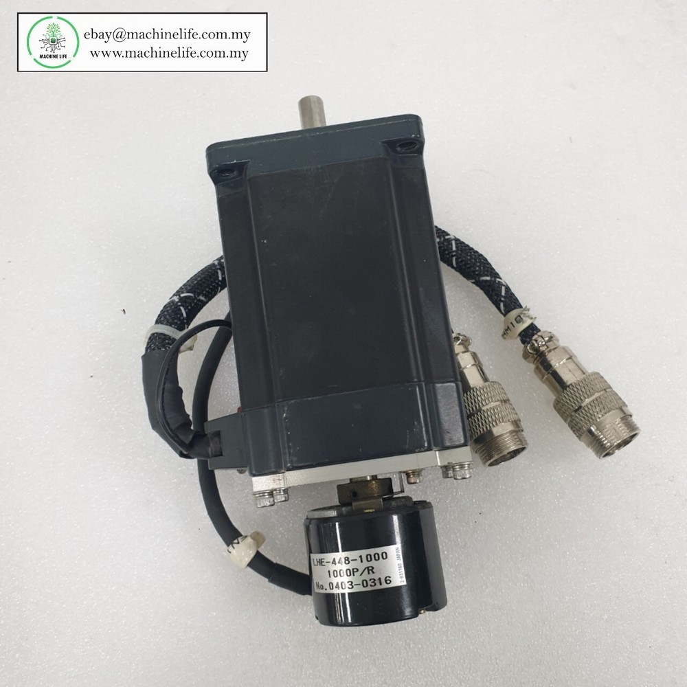 1 PC USED Motor X + LHE-448-1000 Stepping Motor With Encoder For ASM CS900