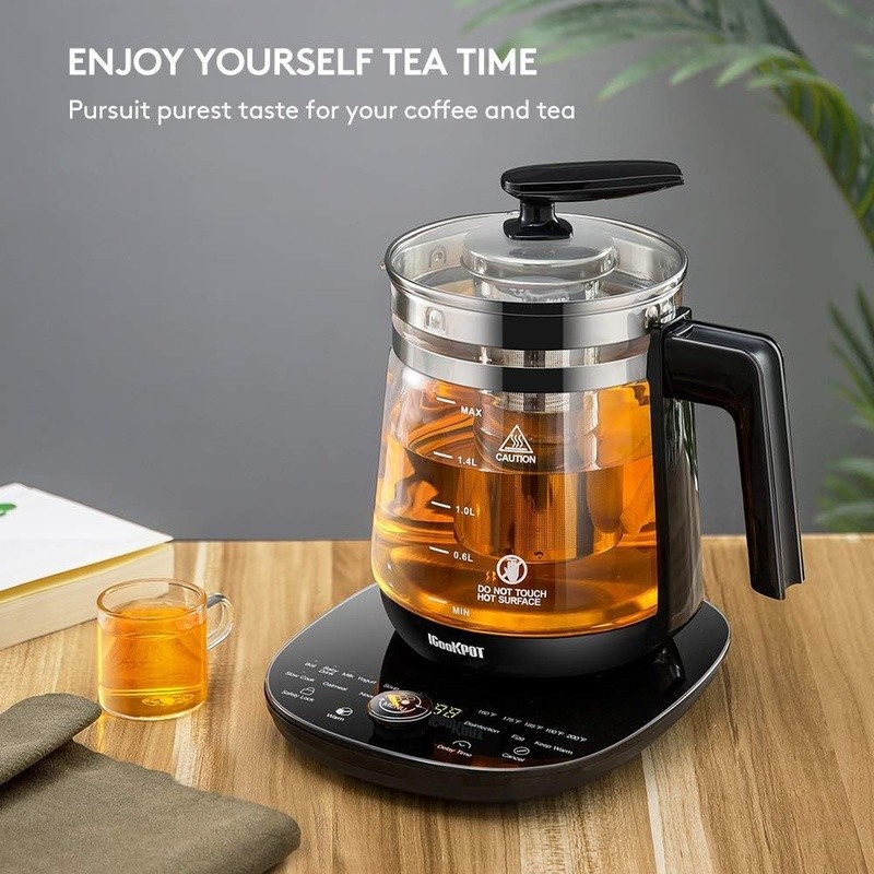 Programmable Electric Kettle Precise Temp Control Multi-Function Tea Maker Kit