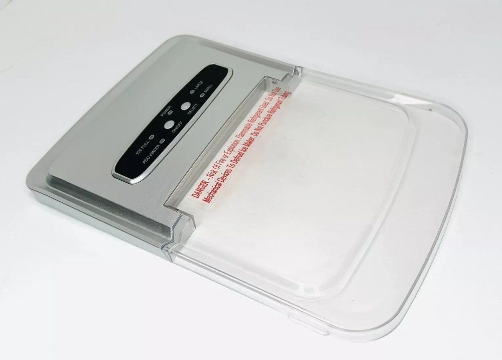 Original Control Panel and Lid for Insignia NS-IMP26SL0 Ice Maker- Silver