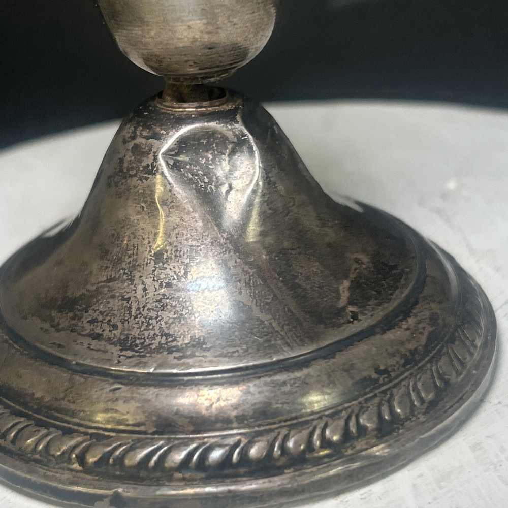 Antique Saban Sterling Silver Candlestick