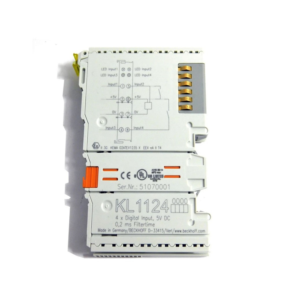 Beckhoff KL1124 Digital Input Module 4 Channel 24V DC New