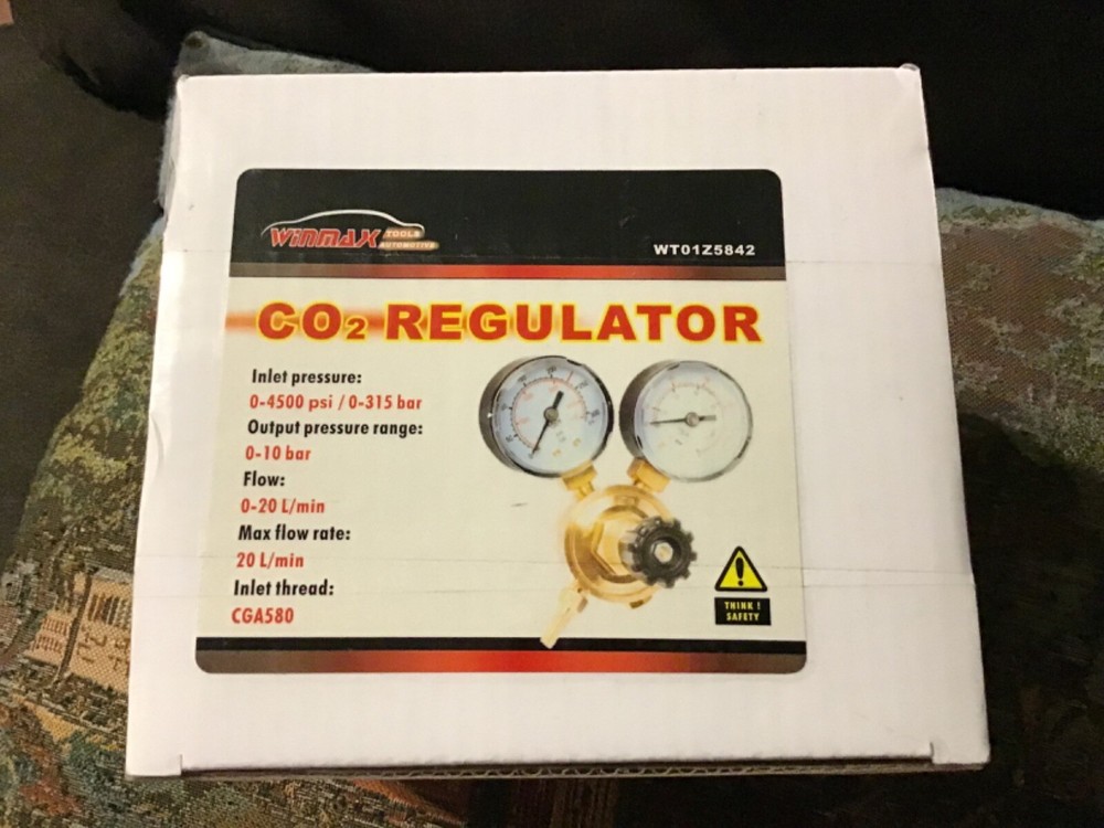CO2 Regulator - Winmax. Wt01z5842 Brand new!