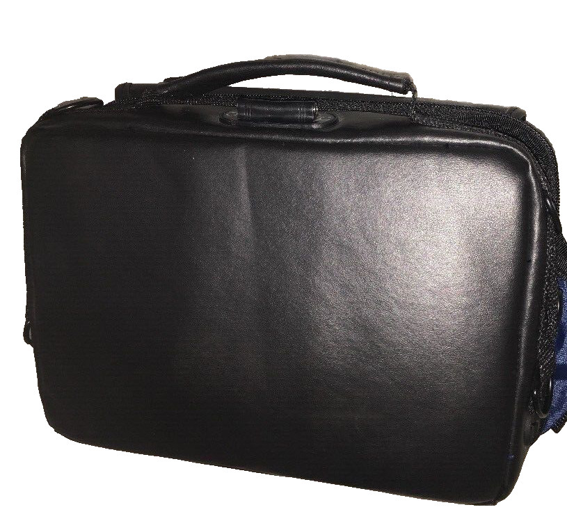 Case Logic® Carrying Case, Black, Leather, Portable DVD Player Case