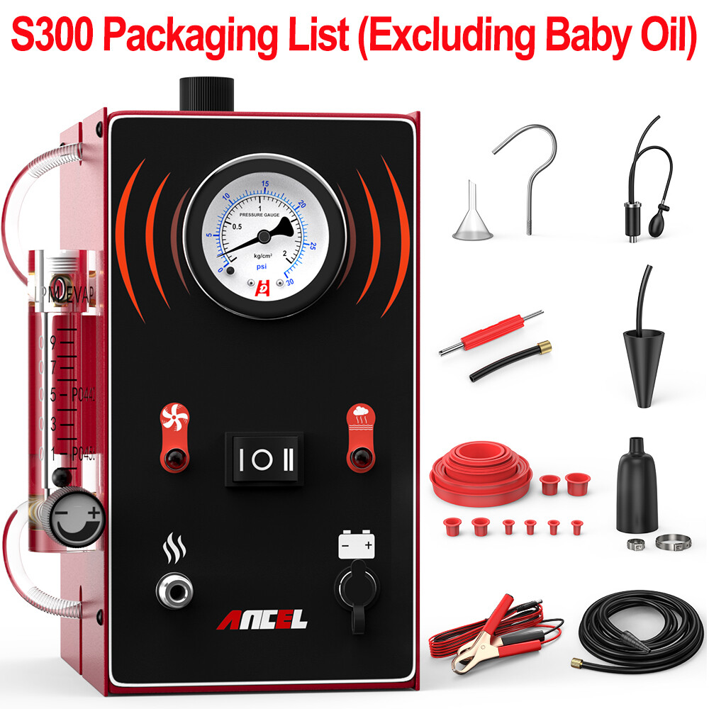Auto EVAP System Smoke Machine Fuel Pipe Leaks Analyzer Tester Diagnostic Tool