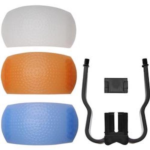 Speedlight Flash + COLOR DIFFUSER for Nikon D7100 D7000 D5100 D3200 D3100 D3400