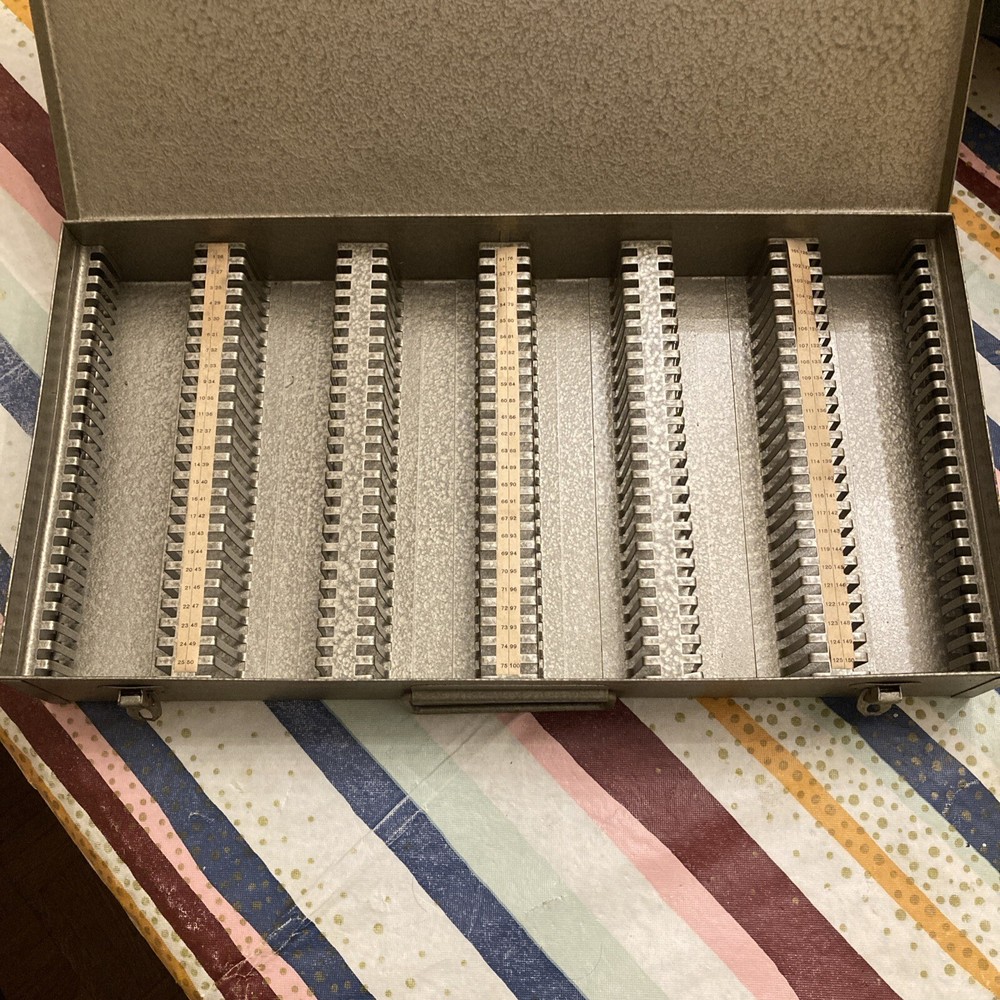 Vntg Slide Case Made In West Berlin Germany