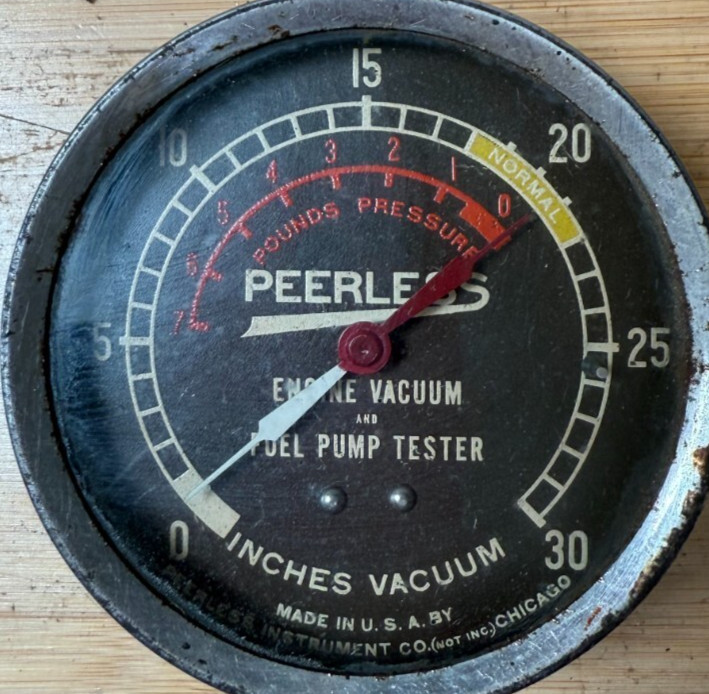 Peerless Engine Vacuum And Fuel Pump Tester