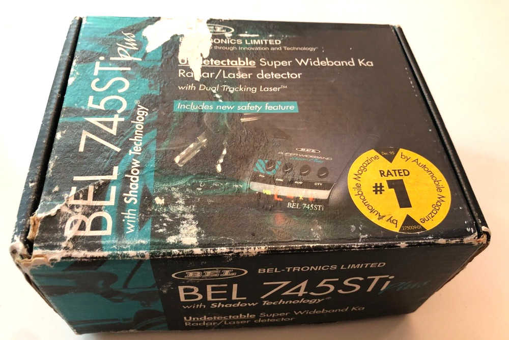 Bel 745STi Super Wideband Laser Plus Shadow Technology Radar Detector WORKS