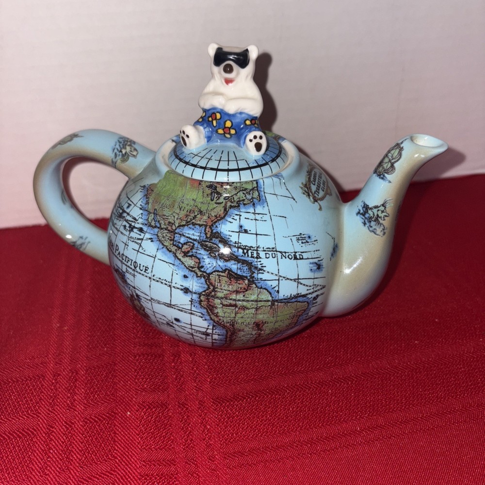 PAUL CARDEW /GLOBAL WARMING TEAPOT /2007 /GLOBE POLAR BEAR