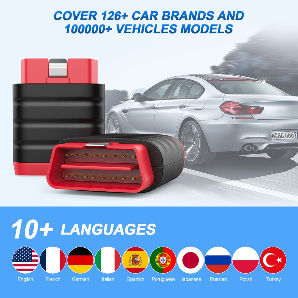 10PCS Thinkdiag Mini Car OBD2 Scanner Auto Diagnostic Tool Fault Code Reader