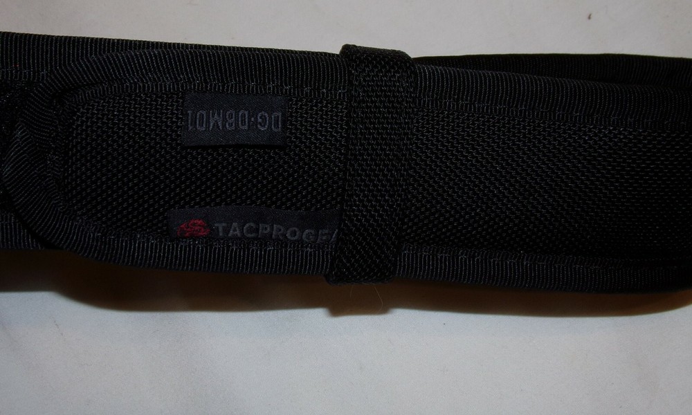 Tacprogear Duty Belt with Loop Black 2" x 33" New MD DG-DBM01 Medium