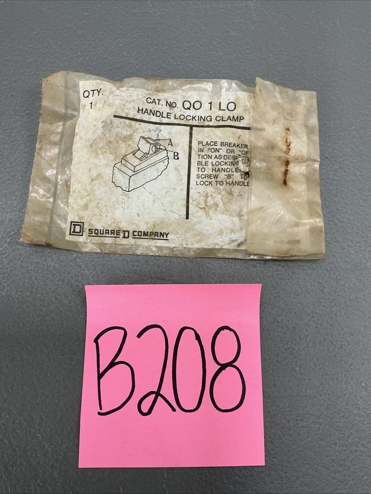 Square D QO1LO Handle Clamps To Lock Out Single Pole QO Breakers - ECS