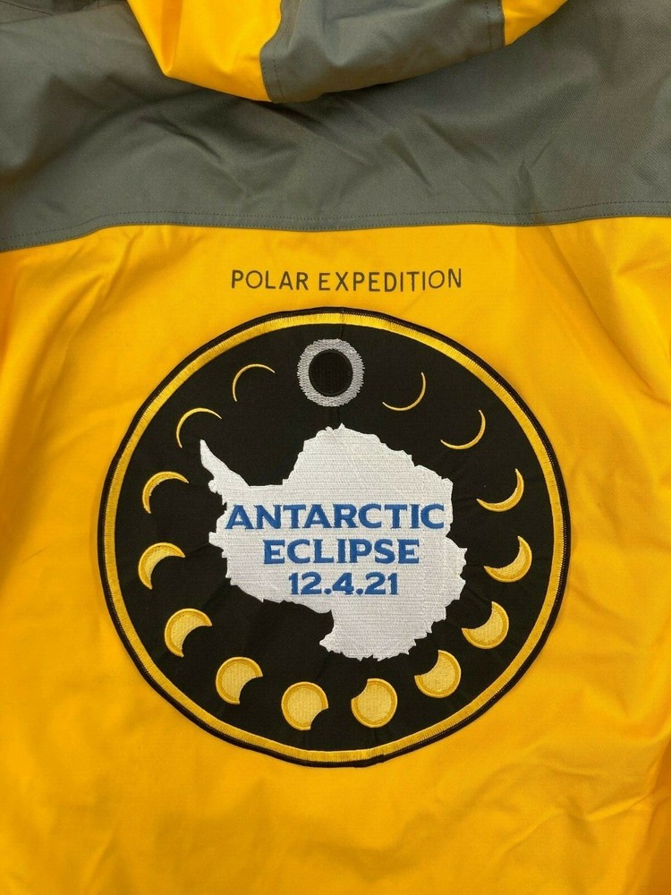 SOLAR ECLIPSE ANTARCTIC 12" SOUVENIR EMBROIDERED PATCH ANTARCTICA EXPEDITIONS