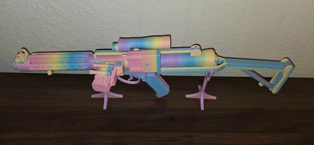 🌈 Stormtrooper E-11 Blaster Rifle Replica (LGBTQIA+ Pride Edition) – 3D Printed