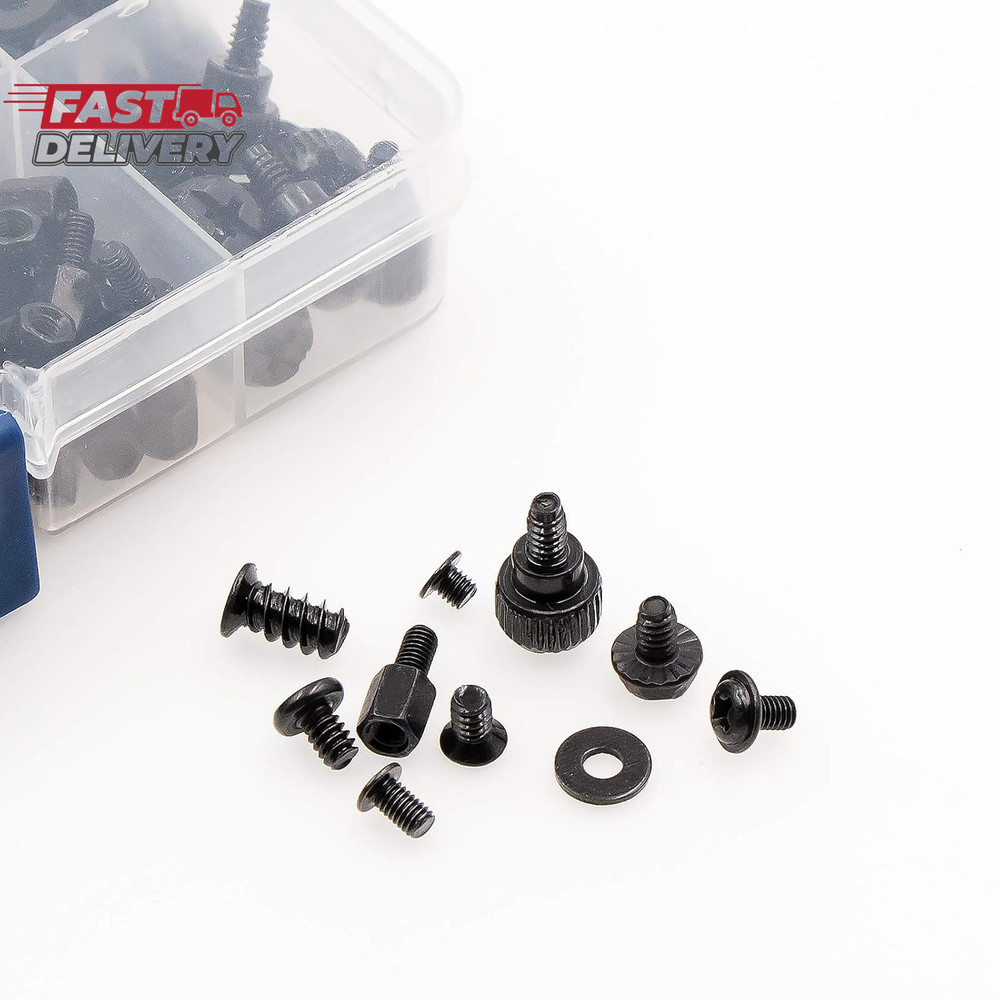 400Pcs Computer Screws Standoffs Kit SSD Screw for Universal Motherboard PC Comp