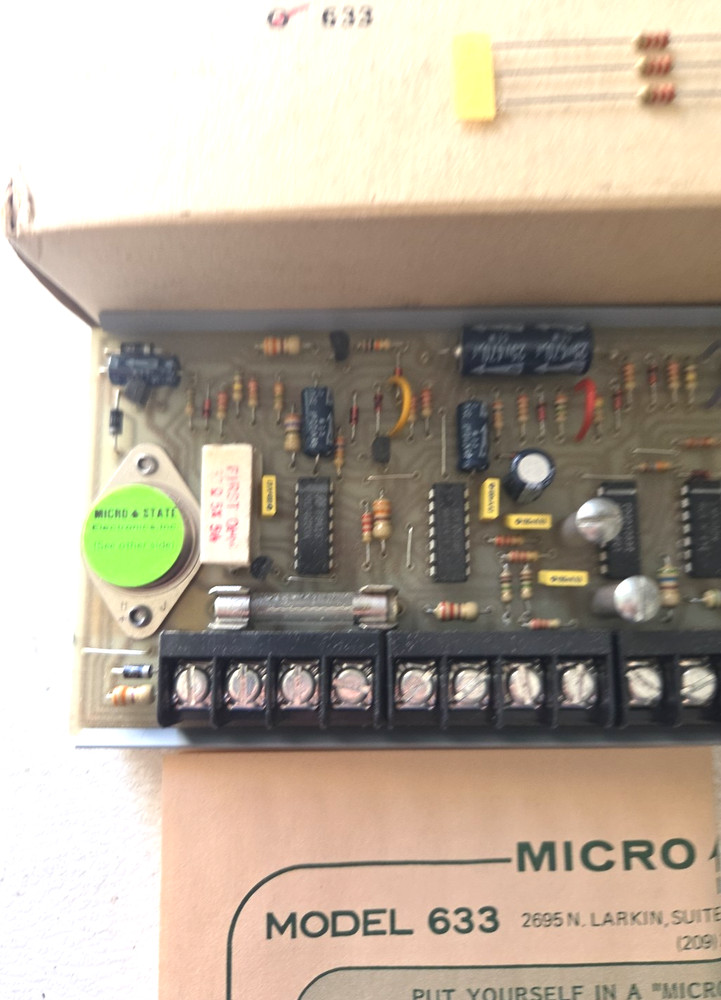 ** NEW Microstate Electronics 633 Control Board For Security Burglar alarm Panel