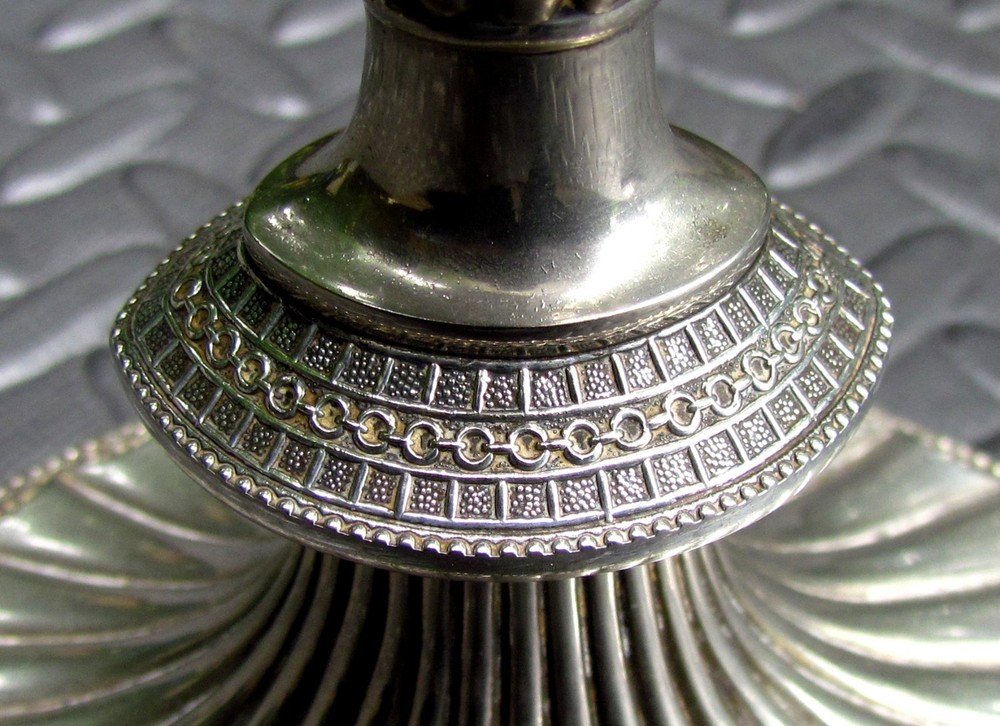 Falstaff Vintage Silver Plated Candlesticks
