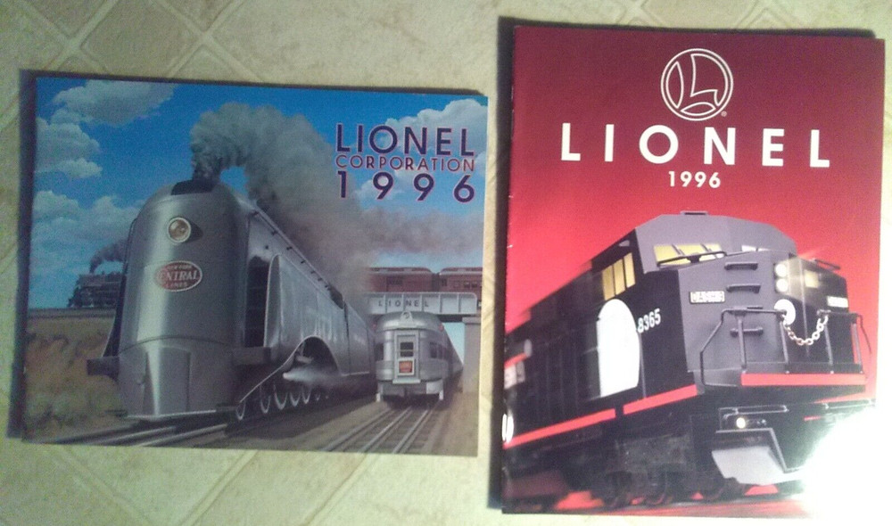 Lionel Trains Catalog 1996...NOS, Ships Free!