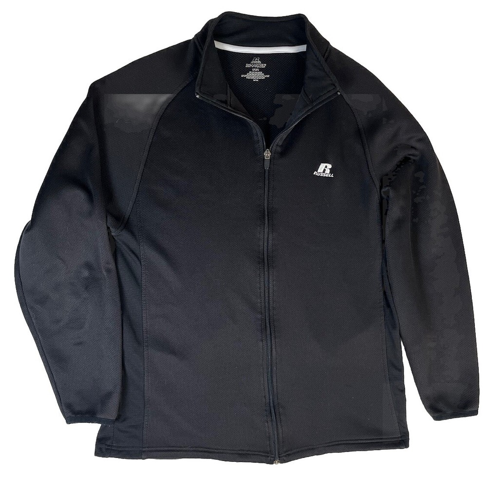 Russell Jacket Men’s Size M Black Athletic