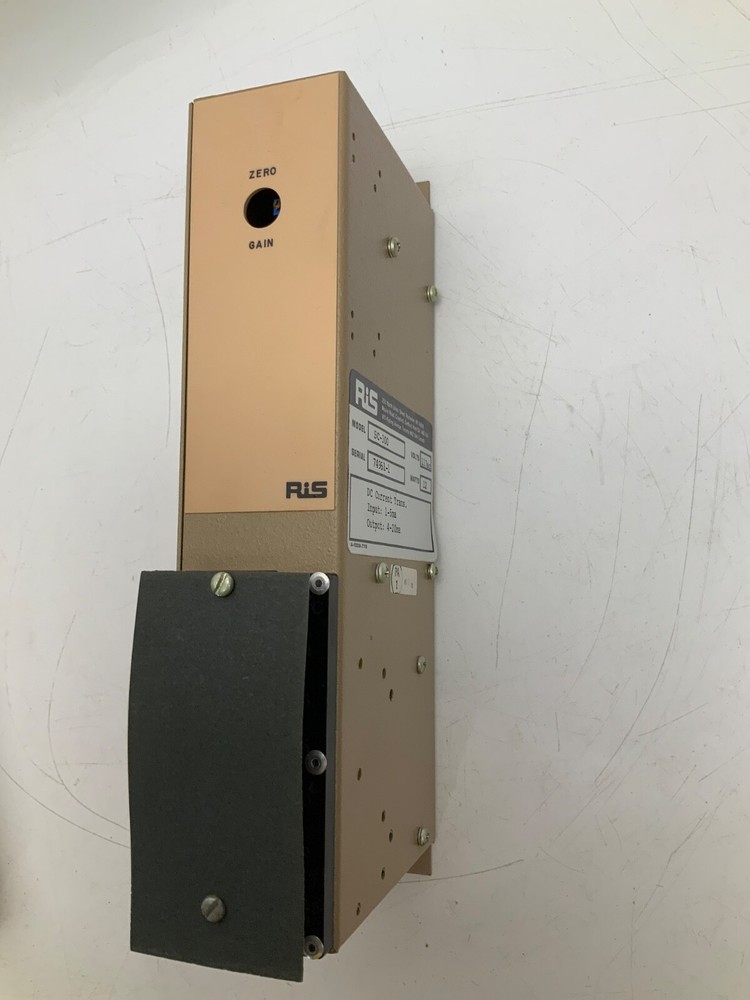 NEW RIS MODEL SC-300 CURRENT TRANSMITTER 117 AC VOLTS 12 WATTS DC CURRENT TRANS
