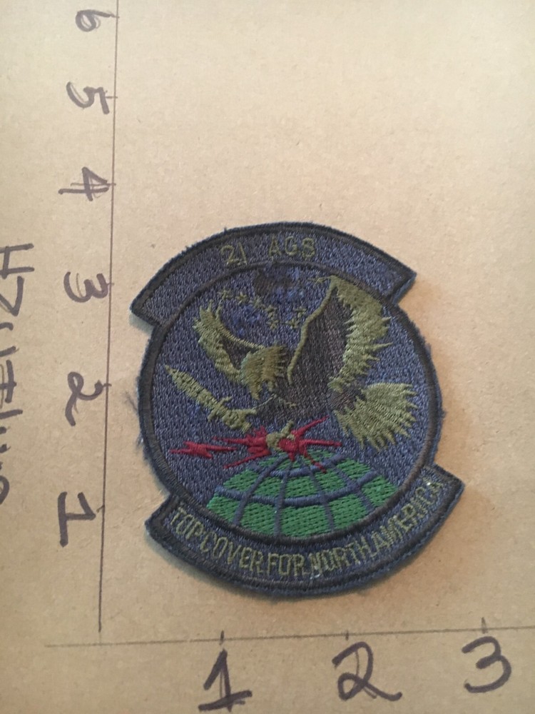 USAF 21st AGS Squadron subdued patch 5/30/25