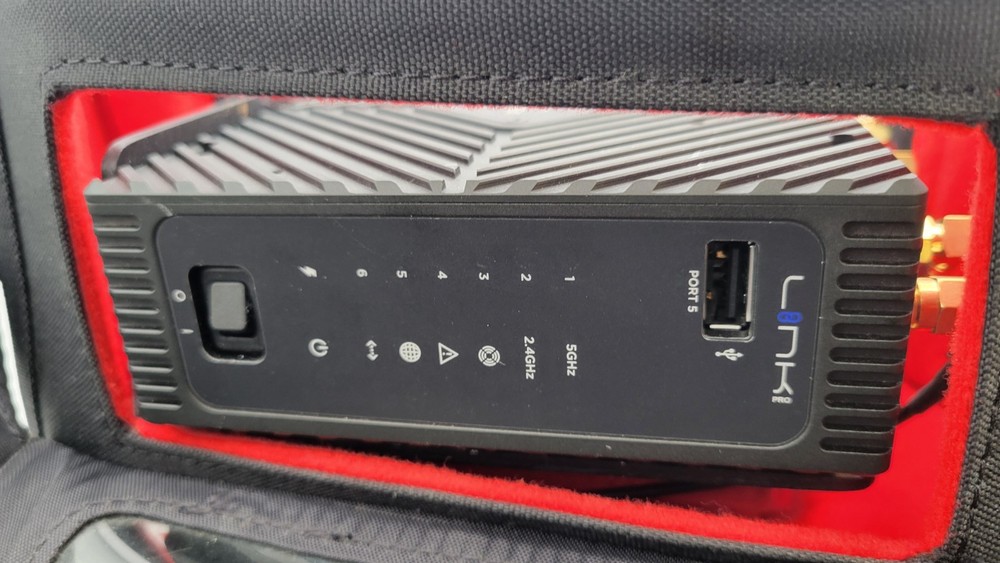 Teradek Link Pro Backpack Cellular Bonding and WiFi Router - 4 Nodes