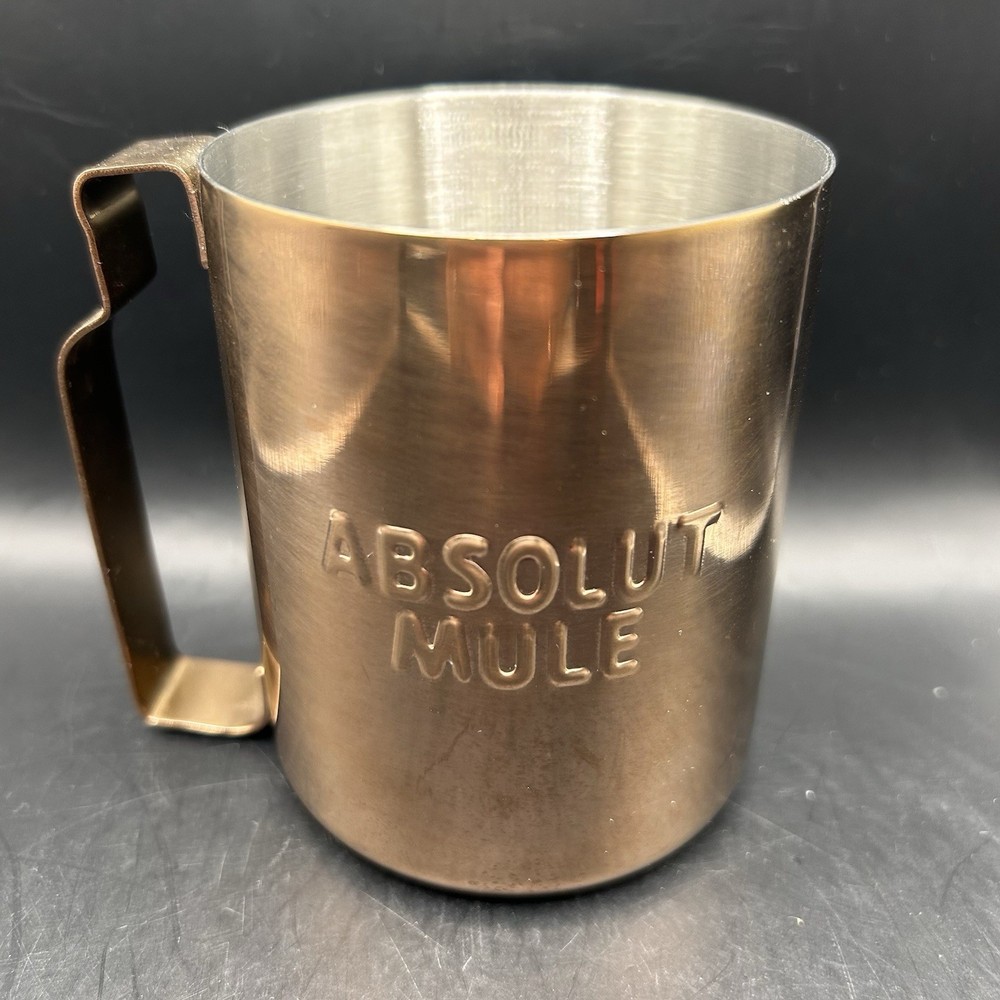 Absolut Vodka - "Absolut Mule" - Copper Clad Barware Mule Mug