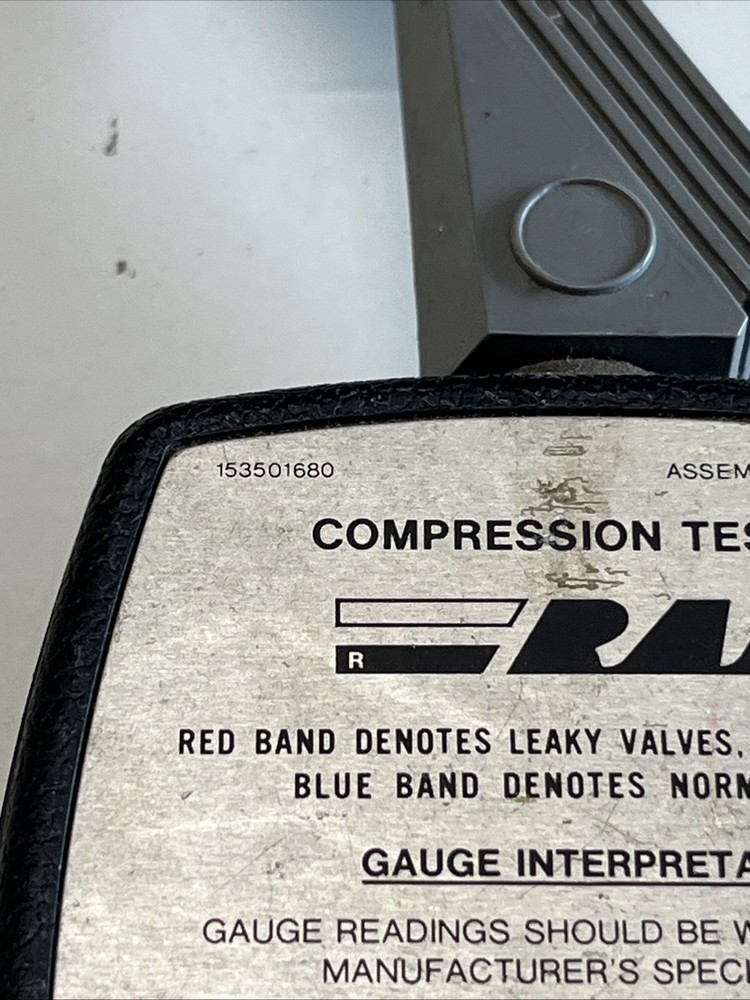 Vintage RAC Engine Compression Tester Gauge PSI Kg/cm² Tool