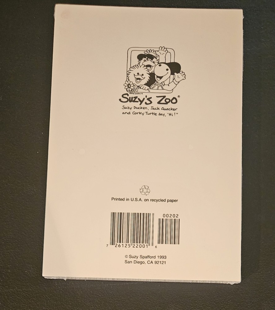 Suzys Zoo Memo Pad