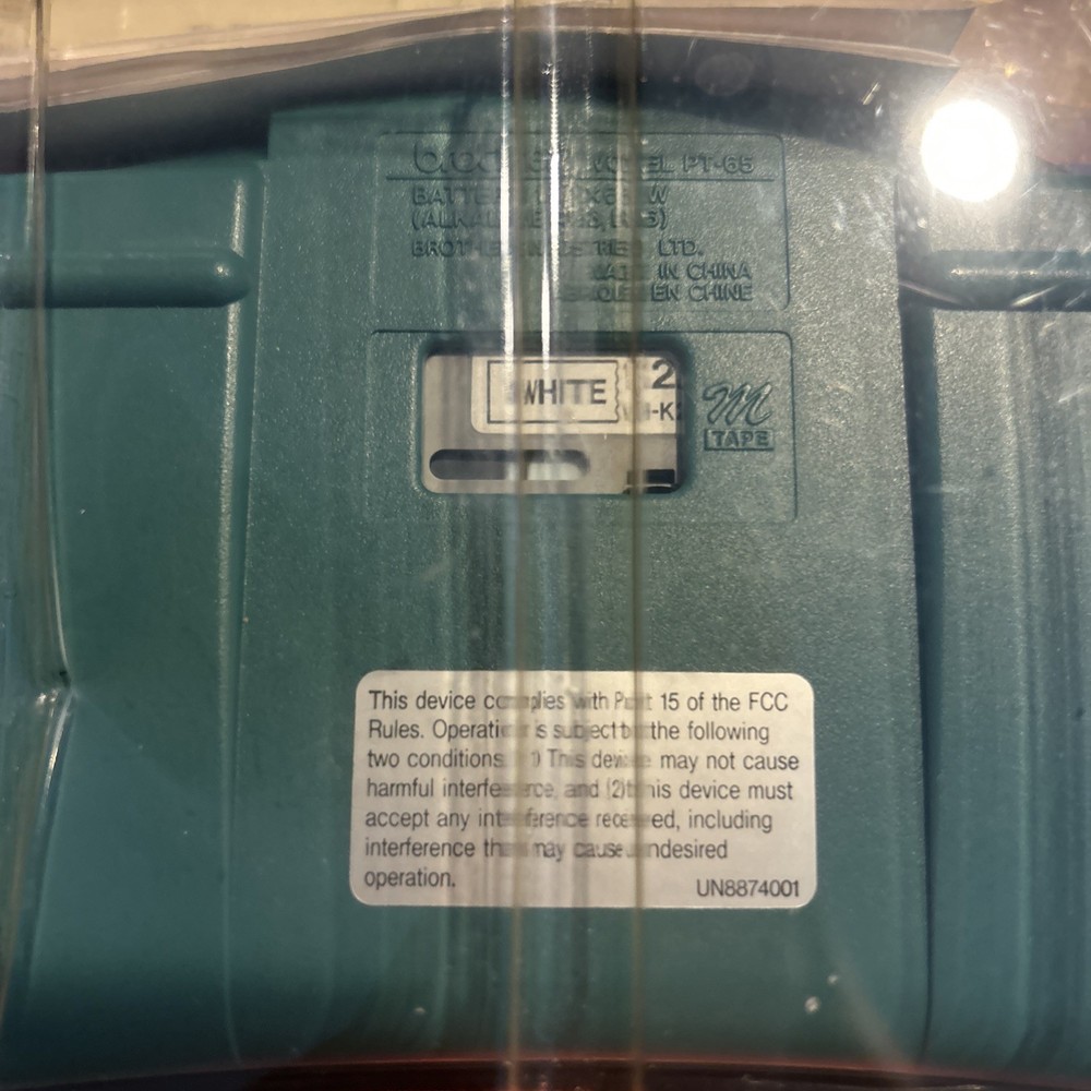 Brother P-touch PT-65 Electronic Labeling System LCD Display New Partially Open