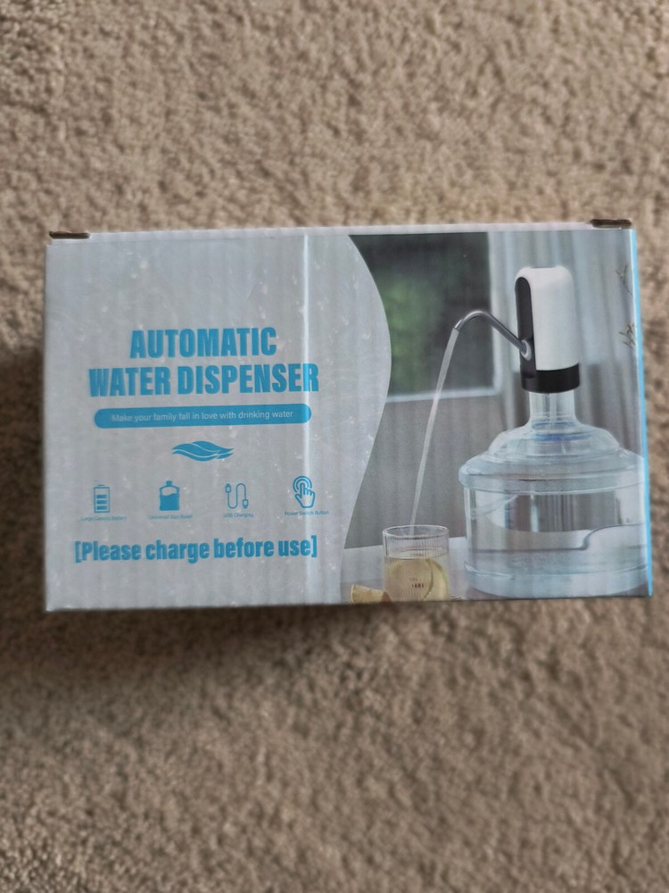 Automatic Rechargeable Water Dispenser White