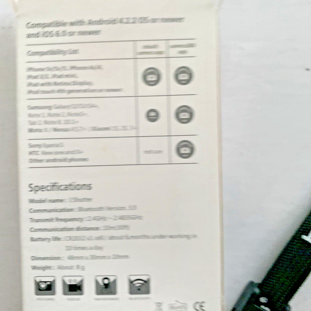 Bluetooth Shutter Remote Control Button for Smart Phone NEW in Box FREE Shipping