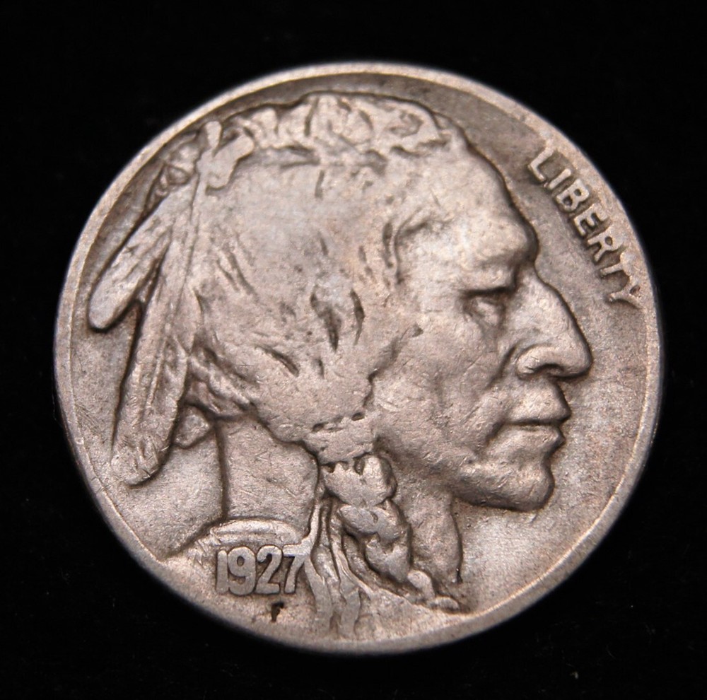 1927-S Buffalo Nickel  VF+