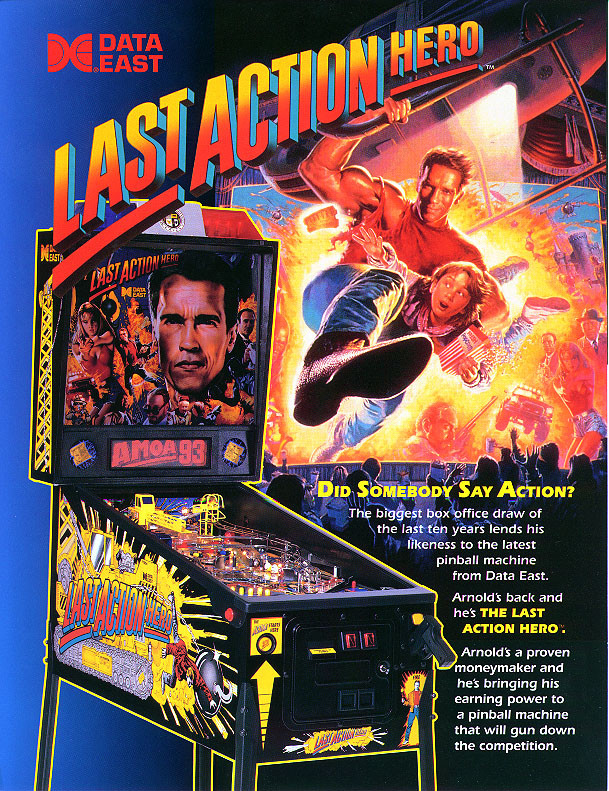 Last Action Hero Pinball (Data East) - ROM Upgrade chip