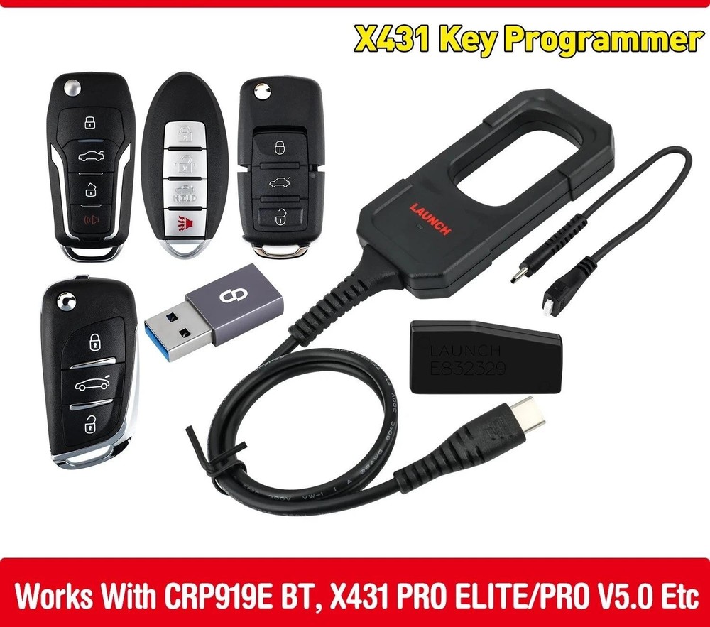 X431 Key Programmer Remote Maker with Super Chip 4pcs Universal Remote Smart Key