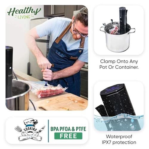 Yedi Infinity Sous Vide Cooker, Powered by Octcision Technology, Deluxe