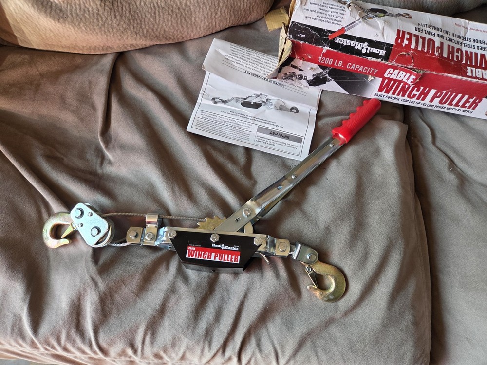 Haul Master 1200 Lb. Cable Winch Puller 30131